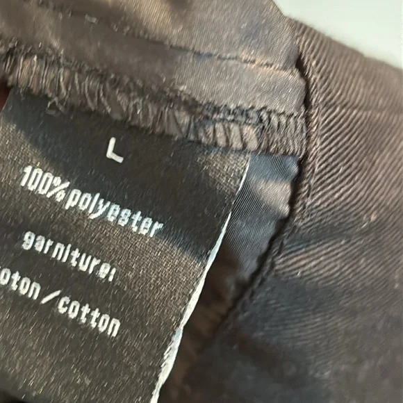 Sonia Rykiel black double breasted trench coat/raincoat size large - Picture 10 of 12